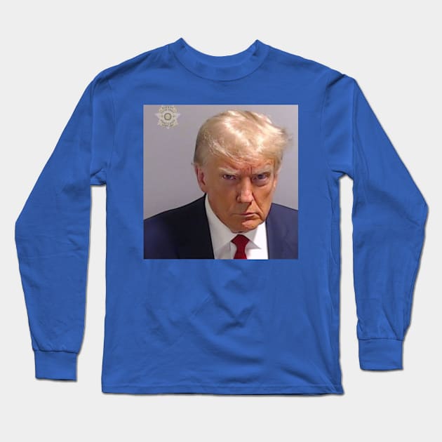 Trump Mugshot Long Sleeve T-Shirt by isarol